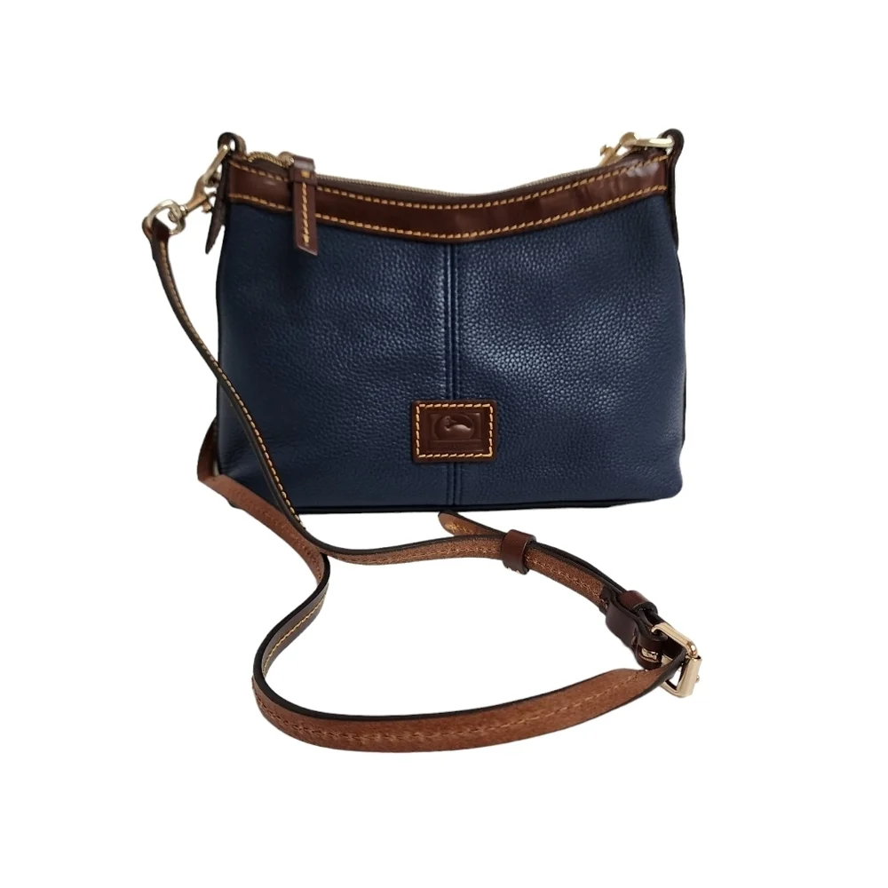 DOONEY & BOURKE BELVEDERE PEBBLE LEATHER SMALL CROSSBODY BAG